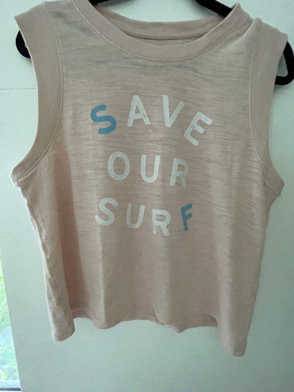 Faherty slub cotton tank top